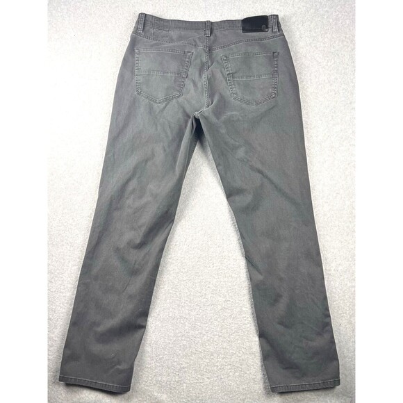 $$SOLD:SE110825$$ Gray Straight Fit Casual Office Trousers Career - Picture 3 of 15